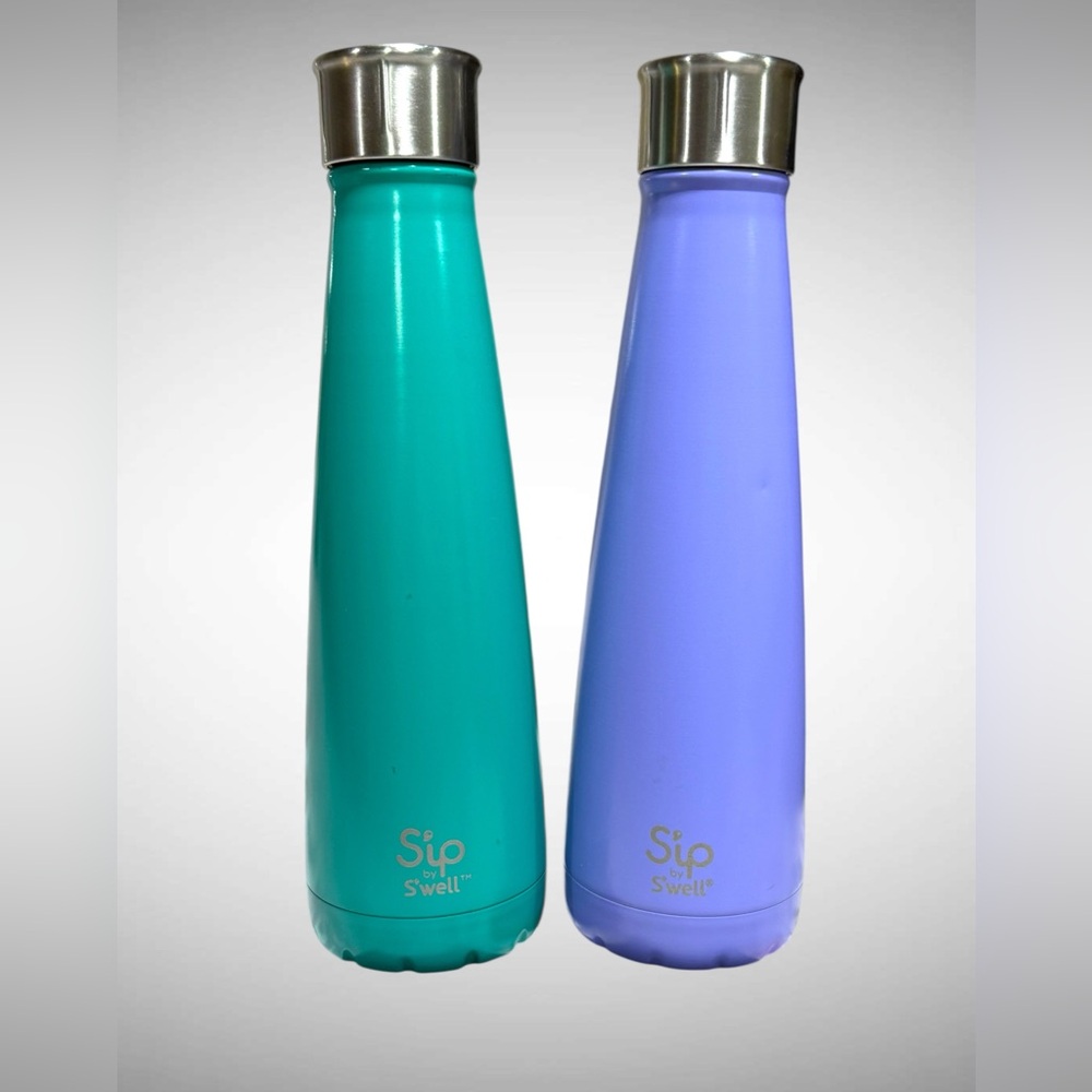 Sip by S’well 15oz Insulated Water Bottles Set | Teal & Lavender